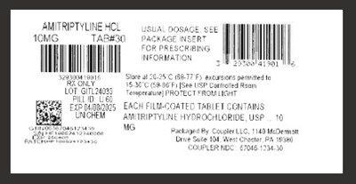 Label (Amitriptyline 10mg)